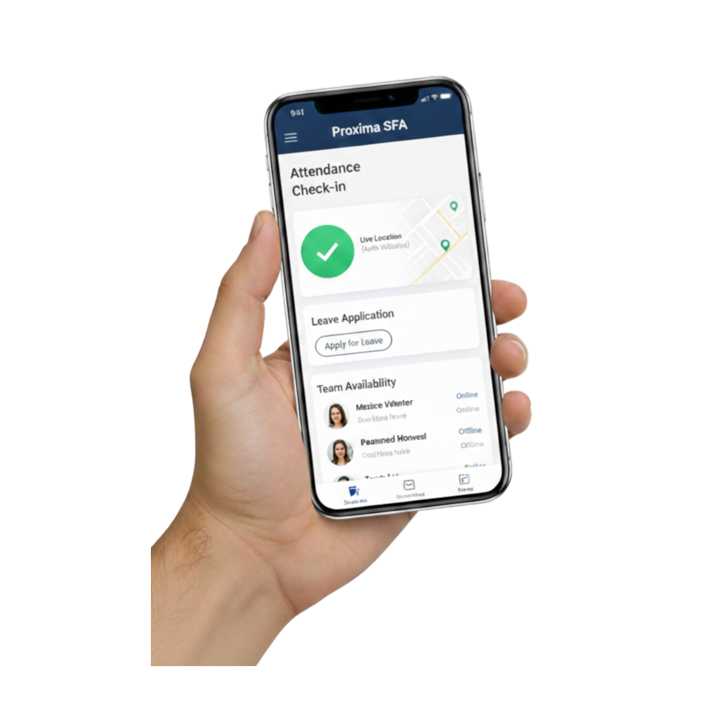 Start Day with GPS Based Attendance for Field Sales Teams