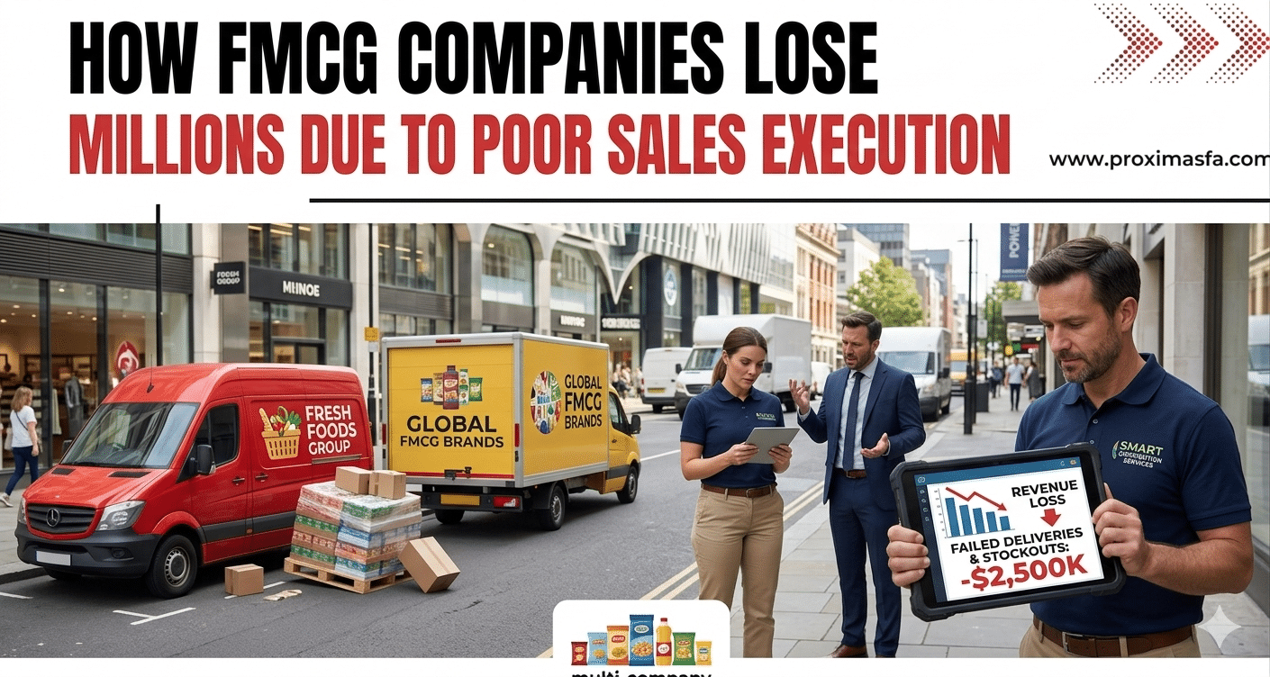 How Proxima SFA Solves FMCG Sales Execution Problems How Proxima SFA Solves FMCG Sales Execution Problems